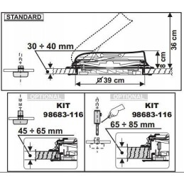 Fiamma extension kit vent