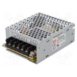 1 pcs x MEAN WELL - RS-35-48 - Power supply: switched-mode, for building in,modular, 35W, 48VDC