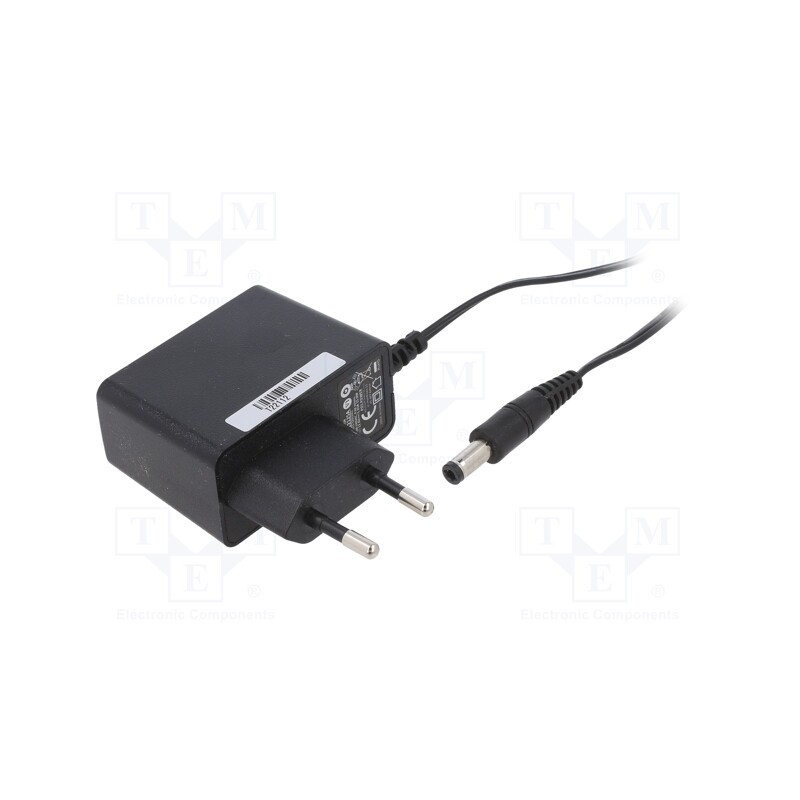 1 pcs x POS - POSC12125A-25 - Power supply: switched-mode, plug, 12VDC, 1.25A, 15W, Plug: EU, POSC