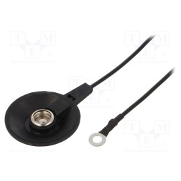 1 pcs x ANTISTAT - 067-0038 - Ground cord, ESD, Application: earthing ESD matts to ground, 1MΩ