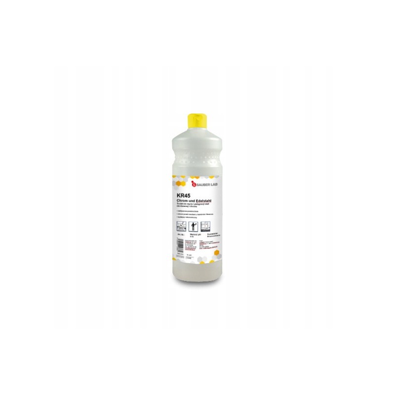 Sauberlab kr45 cleaning stainless steel and chrome 1l