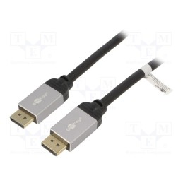 1 pcs x Goobay - 72072 - Cable, DisplayPort 1.2, DisplayPort plug,both sides, PVC, Len: 2m