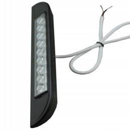 LED outdoor lamp angled 45 degrees 12v 24v wall lamp camper awning