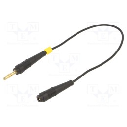 1 pcs x STu00c4UBLI - 64.1022-02521 - Extension cable, 19A, black, gold-plated, 0.25m, Insulation: PVC