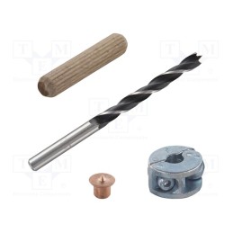 1 set x WOLFCRAFT - 2917000 - Dowel kit, 8mm