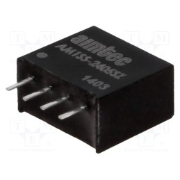 1 pcs x AIMTEC - AM1SS-2405SZ - Converter: DC/DC, 1W, Uin: 21.6÷26.4V, Uout: 5VDC, Iout: 200mA, SIP4