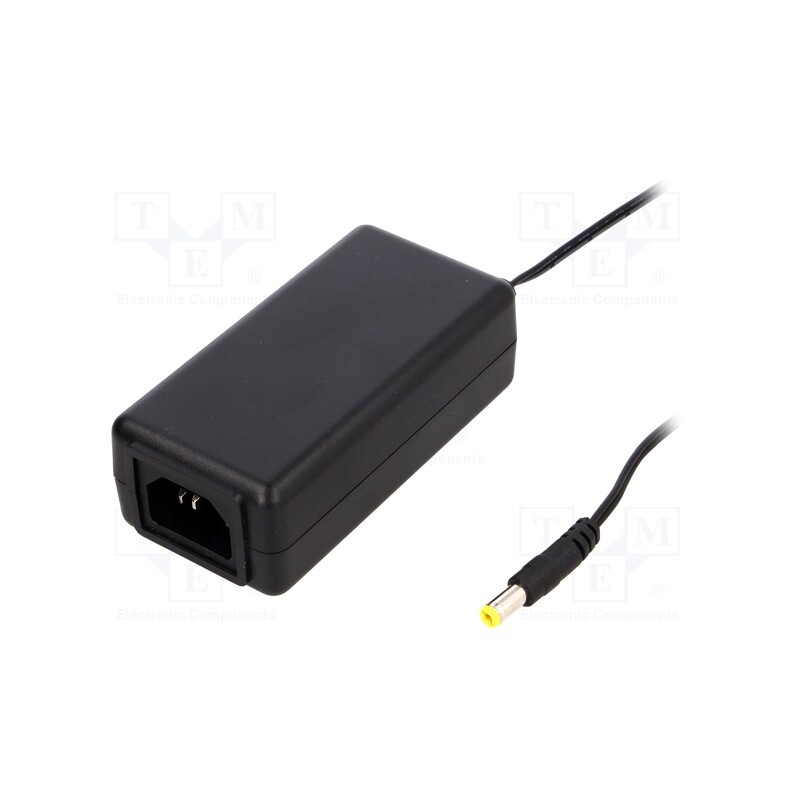 1 pcs x SUNNY - SYS1546-3624-T3 - Power supply: switched-mode, 24VDC, 1.5A, Out: 5,5/2,1, 36W, 0÷40°C