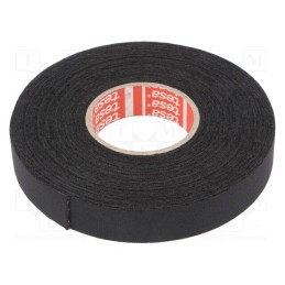 1 pcs x TESA - 51026-00002-00 - Tape: textile, W: 15mm, L: 25m, Thk: 260um, Automotive, rubber, black