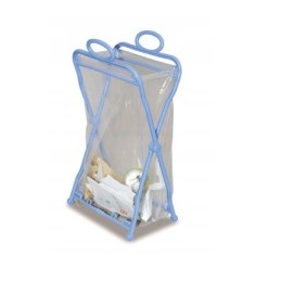 Foldable, portable tourist waste bin