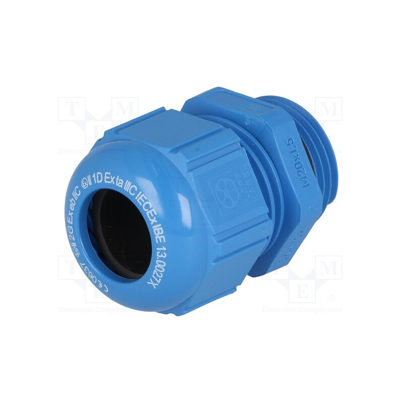 1 pcs x LAPP - 54115420 - Cable gland, M20, 1.5, IP68, polyamide, blue