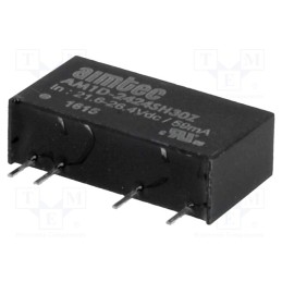 1 pcs x AIMTEC - AM1D-2424SH30Z - Converter: DC/DC, 1W, Uin: 21.6÷26.4V, Uout: 24VDC, Iout: 40mA, SIP7