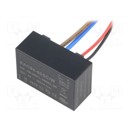 1 pcs x RECOM - RAC04-05SC/W - Converter: AC/DC, 4W, 80÷264VAC, Usup: 115÷370VDC, Uout: 5VDC, 72%