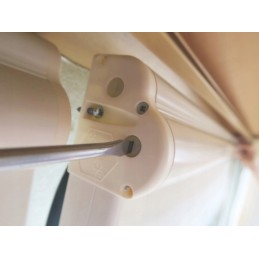 Circle mounting, roller blind drive, mosquito net draw