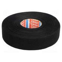 1 pcs x TESA - 51608-00014-00 - Tape: textile, W: 25mm, L: 25m, Thk: 300um, Automotive, black, 105°C