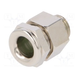 1 pcs x LAPP - 52001894 - Cable gland, M10, 1, IP68, brass, Body plating: nickel