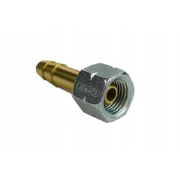 Hose connector for 1 4 left gas gas hose, diameter 9 mm, rubber hose