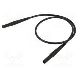 1 pcs x STu00c4UBLI - 66.9392-05021 - Test lead, 32A, banana plug 4mm x2, insulated, Len: 0.5m, black