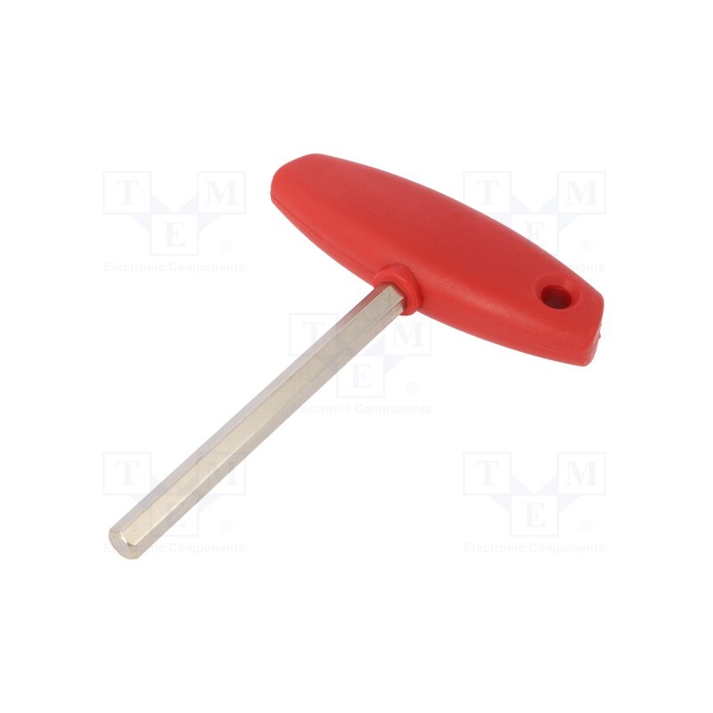 1 pcs x WIHA - 928 - Wrench, hex key, HEX 8mm, Overall len: 132mm, Kind of handle: T