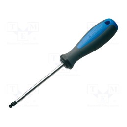 1 pcs x UNIOR - 611717 - Screwdriver, hex key,spherical, HEX 3mm, 620TBI