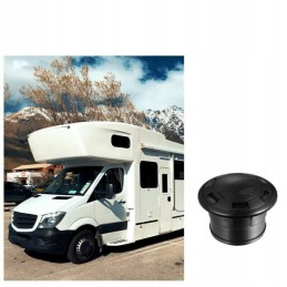 Black 75 mm car air conditioner outlet for eberspacher webasto