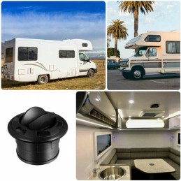 Ventilation deflector 75 mm black automotive warm air outlet