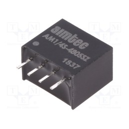 1 pcs x AIMTEC - AM1/4S-4805SZ - Converter: DC/DC, 0.25W, Uin: 43.2÷52.8V, Uout: 5VDC, Iout: 50mA