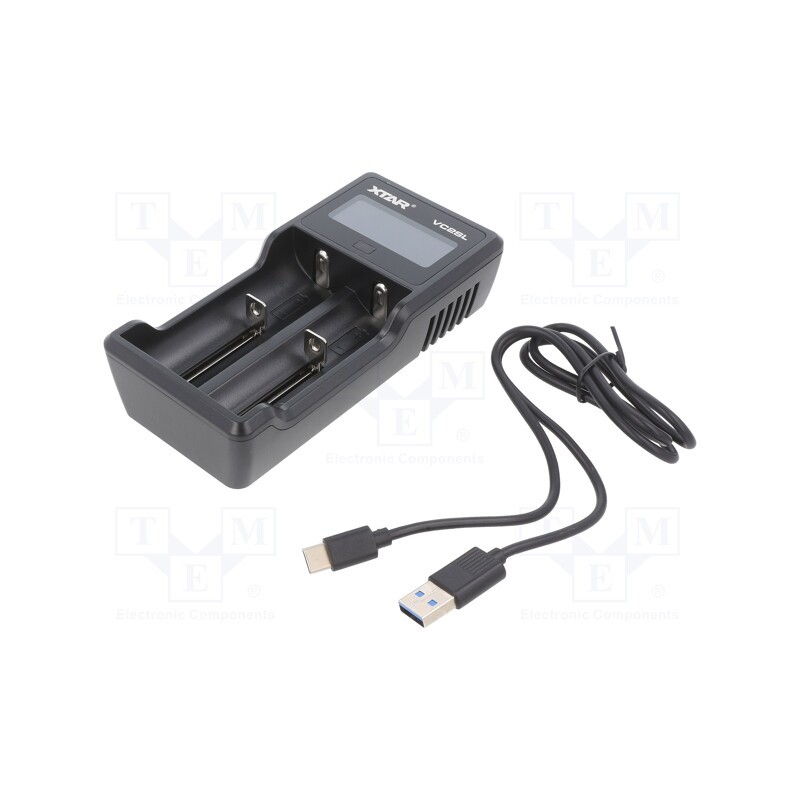 1 pcs x XTAR - VC2SL - Charger: for rechargeable batteries, Li-Ion,Ni-Cd,Ni-MH, 2A