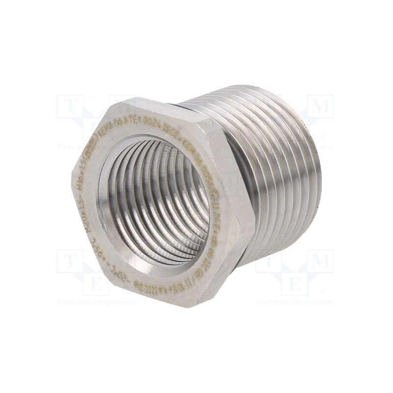 1 pcs x HUMMEL - 1.898.2016.50 - Reduction of threads for glands, Int.thread: M16, RSD-INOX-Ex-d