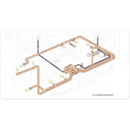 Truma air distribution pipe 65mm