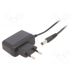 1 pcs x XP POWER - VEL05US090-EU-JA - Power supply: switched-mode, plug, 9VDC, 0.55A, 5W, Plug: EU, 78%