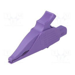 1 pcs x STu00c4UBLI - 66.9575-26 - Crocodile clip, 32A, 1kVDC, violet, Grip capac: max.30mm