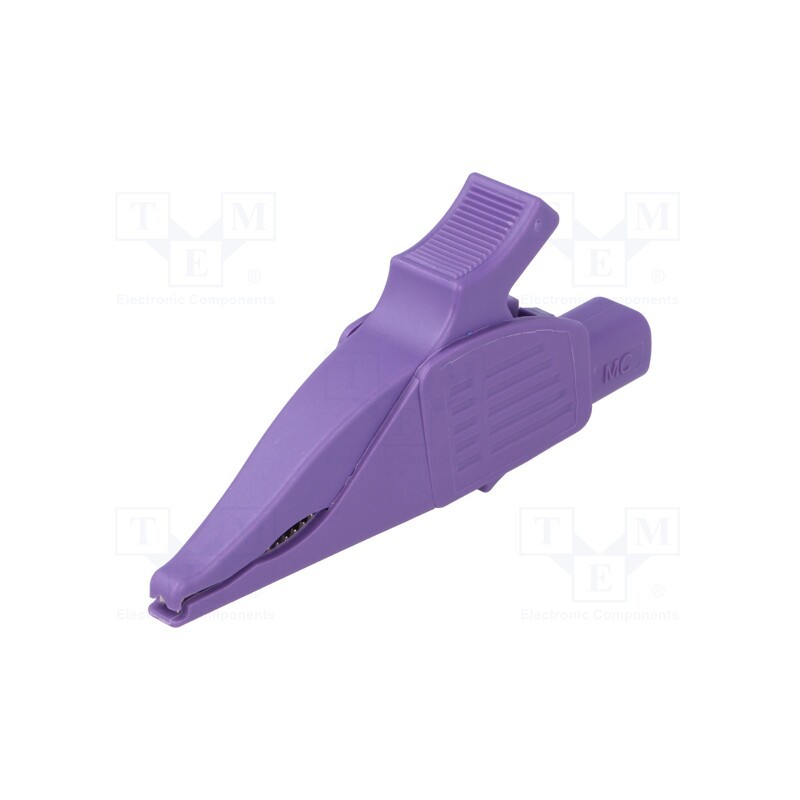 1 pcs x STu00c4UBLI - 66.9575-26 - Crocodile clip, 32A, 1kVDC, violet, Grip capac: max.30mm