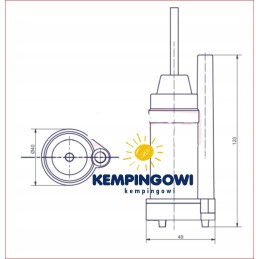 Water pump for caravan, boat, camper, 12v