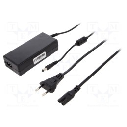 1 pcs x CELLEVIA POWER - CLD-7012-T2-E25 - Power supply: switched-mode, 12VDC, 6A, Out: 5,5/2,5, 72W, desktop