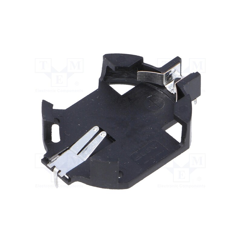 1 pcs x TE Connectivity - 120591-1 - Socket, 2032,BR2032,CR2032, Batt.no: 1, horizontal,THT, UL94V-0