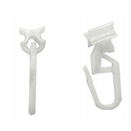 Claw curtain holders for curtain rods, 10 pieces