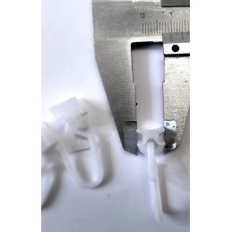 Claw curtain holders for curtain rods, 10 pieces