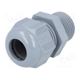 1 pcs x HELUKABEL - HT 1/2” - 16 RAL7001 BSK NPT - Cable gland, NPT1/2', IP68, polyamide, dark grey, HELUTOP HT-NPT