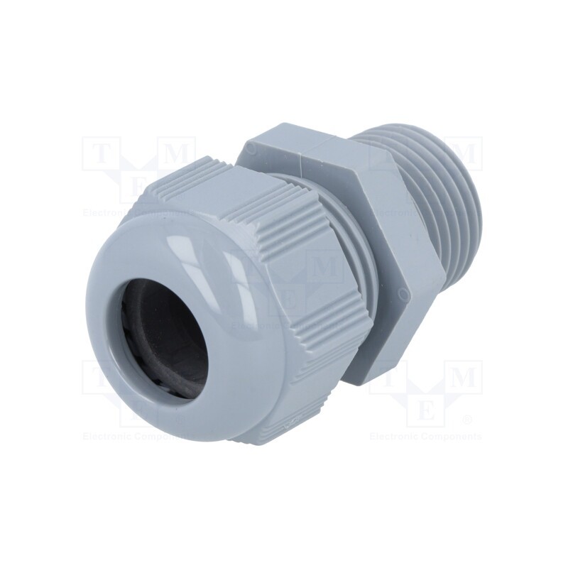 1 pcs x HELUKABEL - HT 1/2” - 16 RAL7001 BSK NPT - Cable gland, NPT1/2', IP68, polyamide, dark grey, HELUTOP HT-NPT