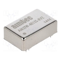 1 pcs x AIMTEC - AM3TW-4815S-RVZ - Converter: DC/DC, 3W, Uin: 18÷72V, Uout: 15VDC, Iout: 200mA, DIP24
