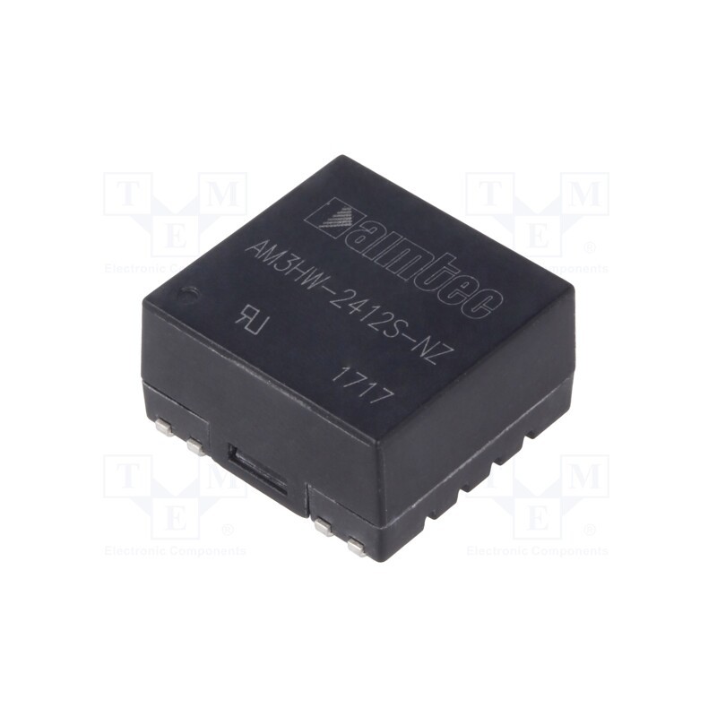 1 pcs x AIMTEC - AM3HW-2412S-NZ - Converter: DC/DC, 3W, Uin: 9÷36V, Uout: 12VDC, Iout: 250mA, SMD