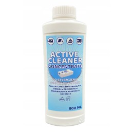 Liquid for cleaning the water installation in the trailer