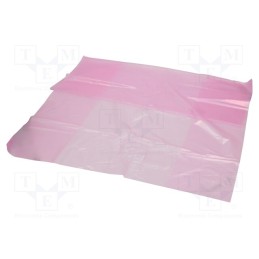 1 pcg x EUROSTAT GROUP - 41-095-0010 - Waste bag, ESD, 23um, 120l, 10pcs, polyetylene, pink