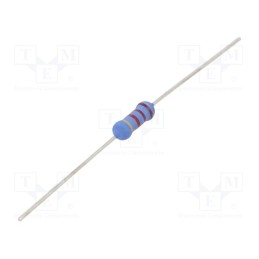 10 pcs x TE Connectivity - 5-1625885-3 - Resistor: metal oxide, 2.2kΩ, 1W, ±5%, Ø3.5x10mm, -55÷155°C