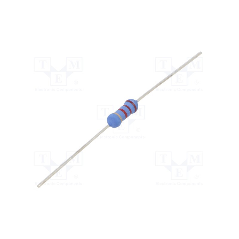 10 pcs x TE Connectivity - 5-1625885-3 - Resistor: metal oxide, 2.2kΩ, 1W, ±5%, Ø3.5x10mm, -55÷155°C