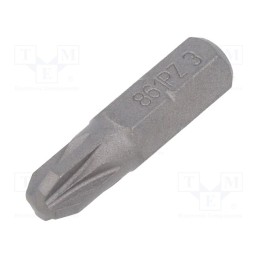 2 pcs x BETA - 861PZ/3 - Screwdriver bit, Pozidriv®, PZ3, Overall len: 25mm