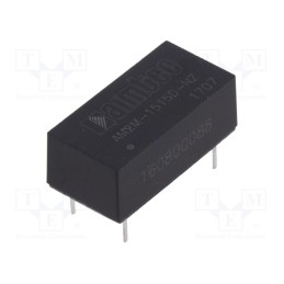1 pcs x AIMTEC - AM2M-1515D-NZ - Converter: DC/DC, 2W, Uin: 13.5÷16.5V, Uout: 15VDC, Uout2: -15VDC