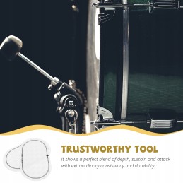 Double bass drum pedals carpet guitar pad