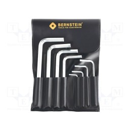 1 set x BERNSTEIN - 6-820 - Wrenches set, hex key, 8pcs.