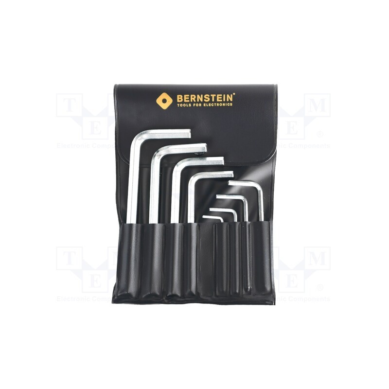 1 set x BERNSTEIN - 6-820 - Wrenches set, hex key, 8pcs.